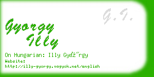 gyorgy illy business card